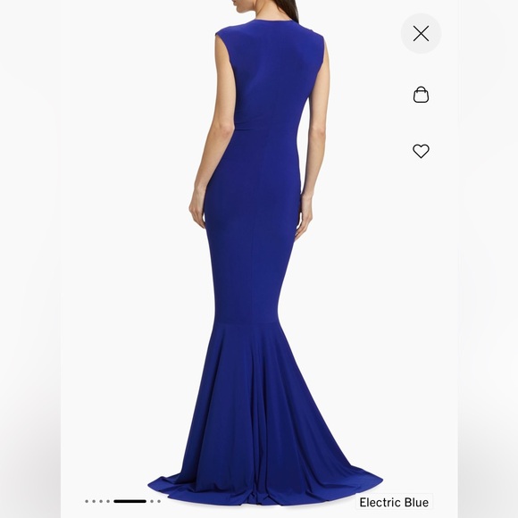 NORMA KAMALI Sleeveless Shirred Fishtail Gown - Picture 5 of 10